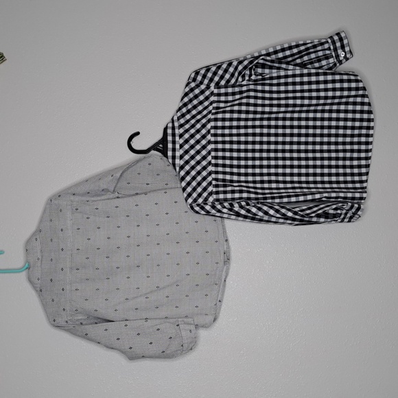 Bundle of 2 Boys Shirt Button-down US Polo Assn 5-6 Long Sleeve Little Rebels 5 - Picture 2 of 13